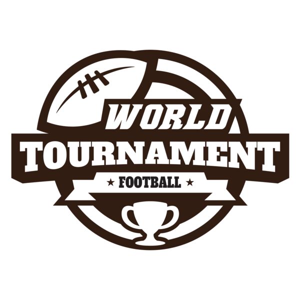 World Tournament Football logo template Thumbnail