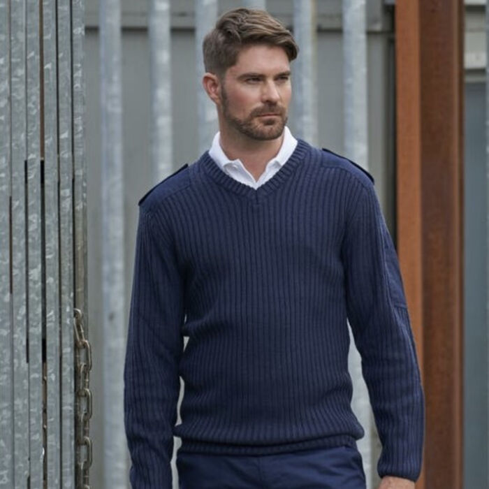 RX220 Pro Security V Neck Sweater Thumbnail